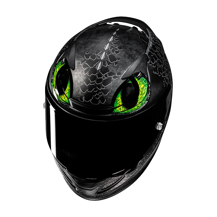 CASCO INTEGRALE HJC RPHA12 TOOTHLESS II UNIVERSAL ARANCIONE OPACO | HJC