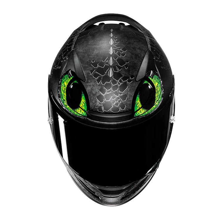 CASCO INTEGRALE HJC RPHA12 TOOTHLESS II UNIVERSAL ARANCIONE OPACO | HJC