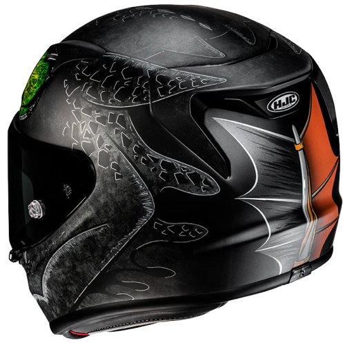 CASCO INTEGRALE HJC RPHA12 TOOTHLESS II UNIVERSAL ARANCIONE OPACO | HJC