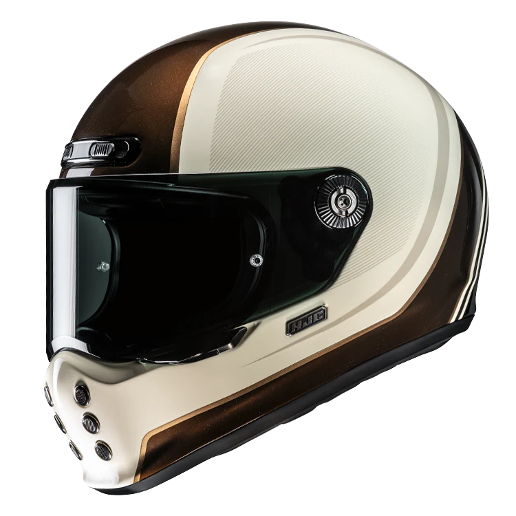 CASCO INTEGRALE VINTAGE HJC V10 HODU GIALLO ORO | HJC