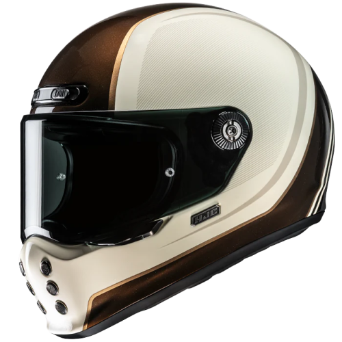 CASCO INTEGRALE VINTAGE HJC V10 HODU GIALLO ORO | HJC