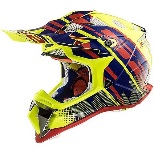 LS2 MX470 SUBVERTER BOMBER YELLOW BLUE RED