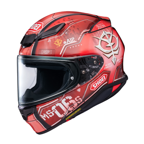CASCO INTEGRALE NXR2 CHAR'S ZAKU II TC-1 RED WHITE | SHOEI