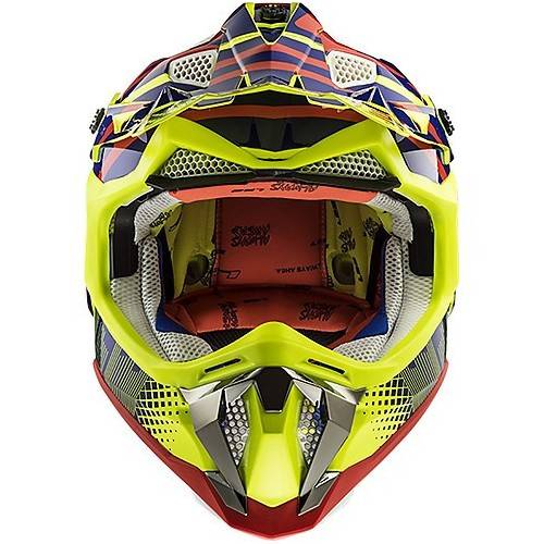 LS2 MX470 SUBVERTER BOMBER YELLOW BLUE RED