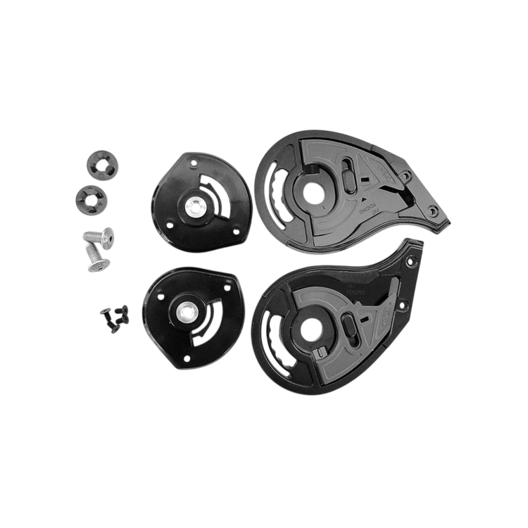 RICAMBI HJC HJ25 KIT FISSAGGIO VISIERA GEAR PLATE SET RPHA MAX EVO HJC HELMETS
