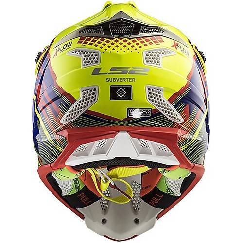 LS2 MX470 SUBVERTER BOMBER YELLOW BLUE RED