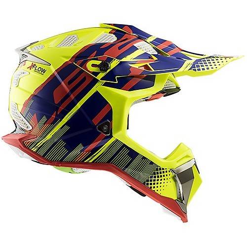 LS2 MX470 SUBVERTER BOMBER YELLOW BLUE RED