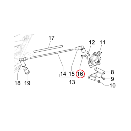 1A024520 TERMINALE A.T. | PIAGGIO RICAMBI ORIGINALI