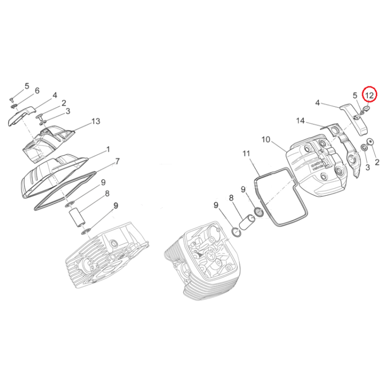976559 TAPPINO COMPLETO DI TARGHETTA SX | PIAGGIO RICAMBI ORIGINALI