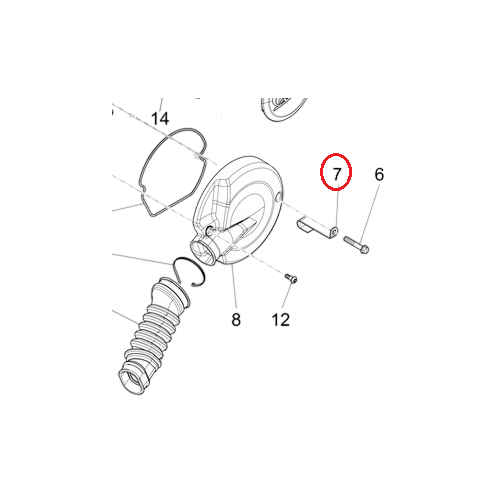 668643 FASCETTA | PIAGGIO RICAMBI ORIGINALI