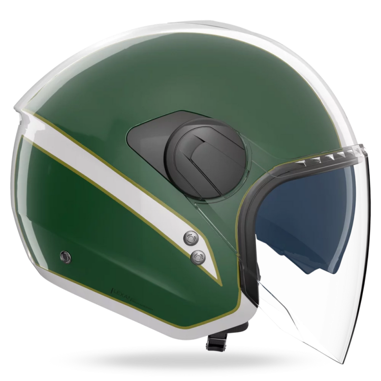 Casco Jet Nolan N20-2 Visor Tricolore - Bianco/Verde/Rosso 346 | NOLAN