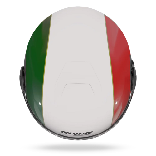 Casco Jet Nolan N20-2 Visor Tricolore - Bianco/Verde/Rosso 346 | NOLAN