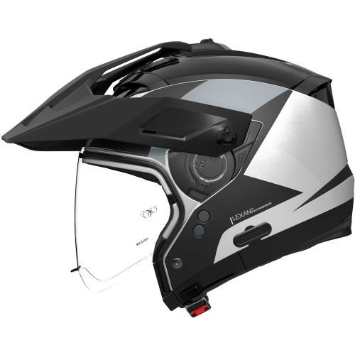 Casco Adventure Crossover Nolan N70-2 X 06 Turbine - Bianco Nero Grigio Metal 349 | NOLAN