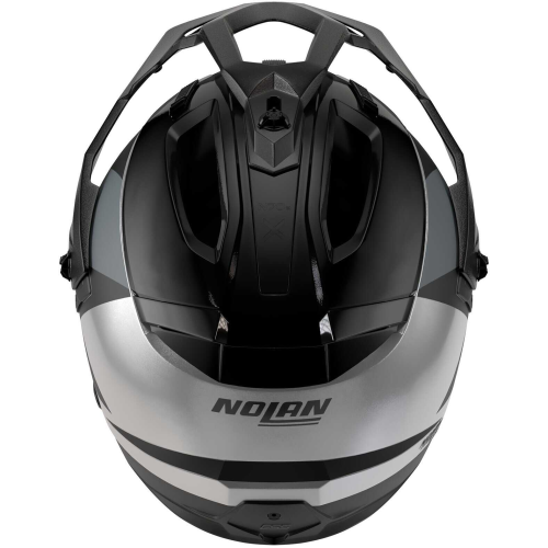 Casco Adventure Crossover Nolan N70-2 X 06 Turbine - Bianco Nero Grigio Metal 349 | NOLAN