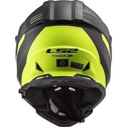 CASCO MOTOCROSS LS2 MX436 PIONEER EVO ROUTER BLACK H-V YELLO