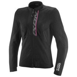 GIACCA MOTO DONNA OSTRO LADY NERO ROSA VIVO | IXON