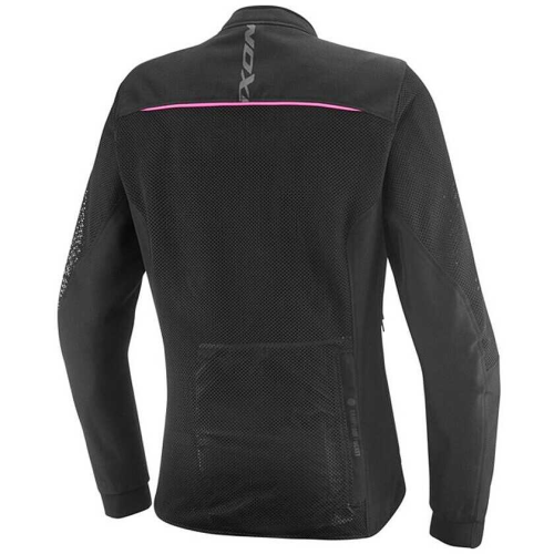 GIACCA MOTO DONNA OSTRO LADY NERO ROSA VIVO | IXON