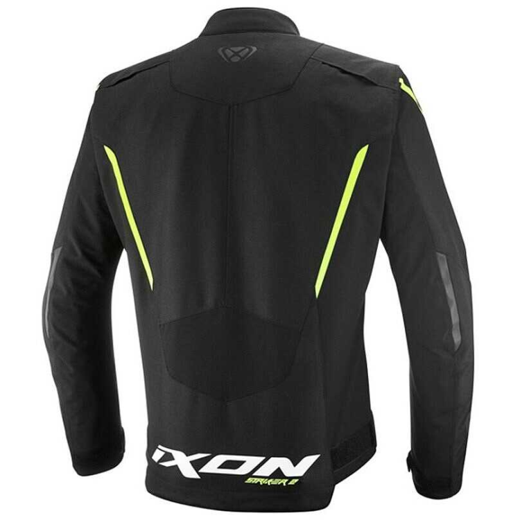 GIACCA MOTO STRIKER 2 NERO GIALLO VIVO | IXON