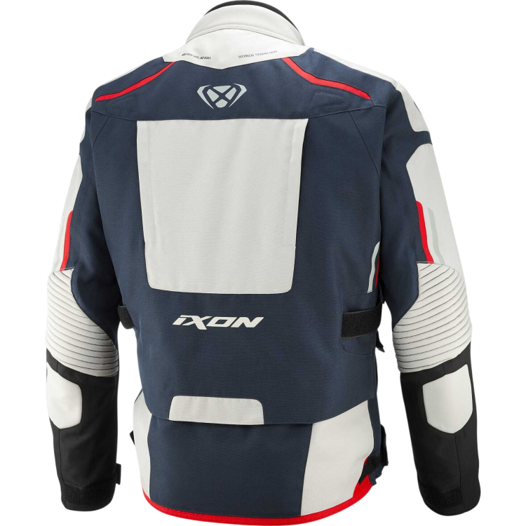 GIACCA MOTO TOURING MIDGARD C GREGE NAVY NERO | IXON