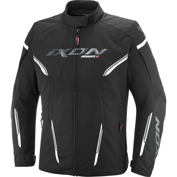 GIACCA MOTO DONNA STRIKER 2 C L NERO BIANCO | IXON