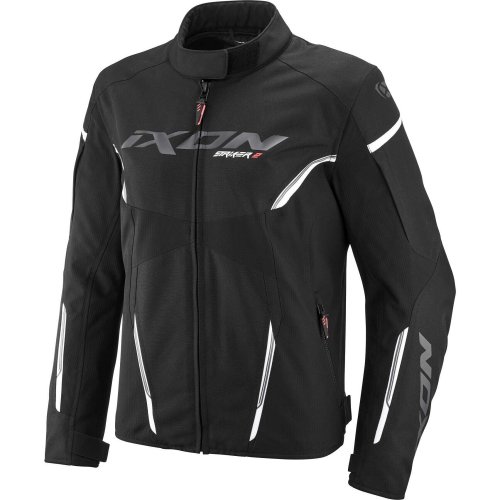 GIACCA MOTO STRIKER 2 C NERO BIANCO | IXON