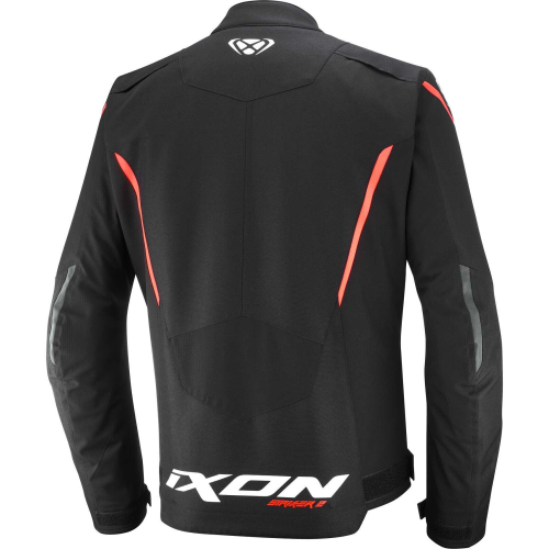 GIACCA MOTO STRIKER 2 NERO BIANCO ROSSO | IXON