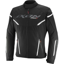 GIACCA MOTO STRIKER 2 NERO BIANCO | IXON
