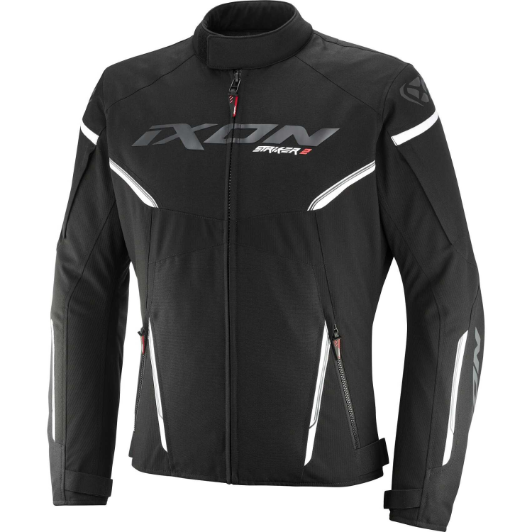 GIACCA MOTO STRIKER 2 NERO BIANCO | IXON