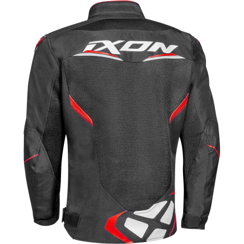 GIACCA MOTO DRACO NERO BIANCO ROSSO | IXON