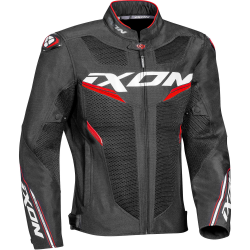 GIACCA MOTO DRACO NERO BIANCO ROSSO | IXON