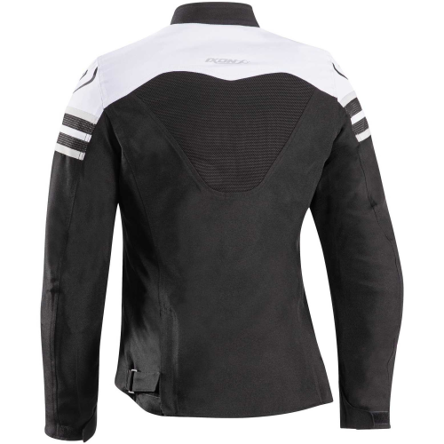 GIACCA MOTO DONNA ILANA EVO NERO BIANCO | IXON