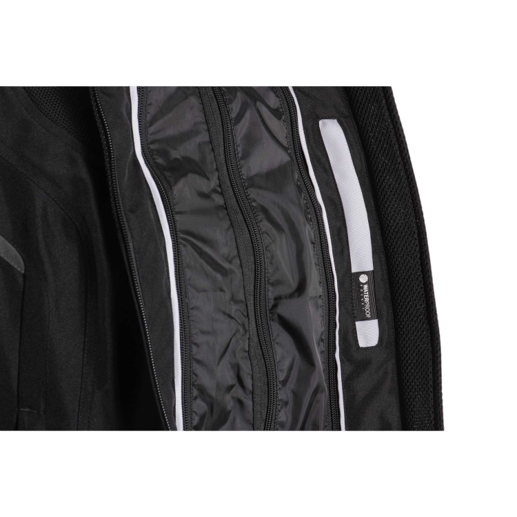 GIACCA MOTO DONNA ILANA EVO NERO BIANCO | IXON