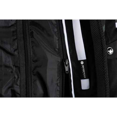 GIACCA MOTO DONNA ILANA EVO NERO BIANCO | IXON