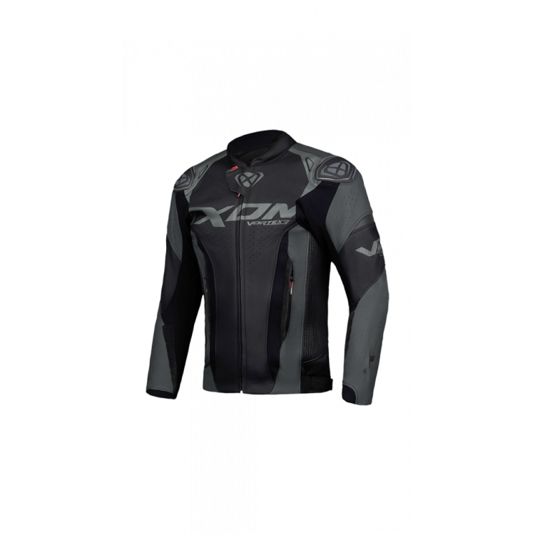 GIACCA PELLE RACING VORTEX 3 JKT NERO | IXON