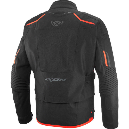 GIACCA MOTO TOURING MIDGARD AIR C NERO ROSSO VIVO | IXON