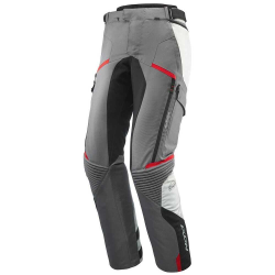 PANTALONI MOTO TOURING MIDGARD PT GRIGIO NERO ROSSO | IXON