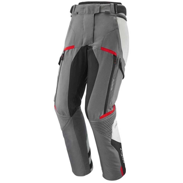 PANTALONI MOTO TOURING DONNA MIDGARD PT L GRIGIO NERO ROSSO | IXON