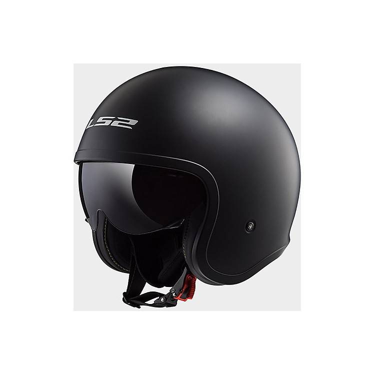CASCO JET LS2 OF599 SPITFIRE SINGLE MONO MATT BLACK
