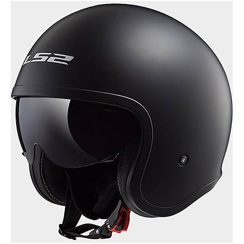 CASCO JET LS2 OF599 SPITFIRE SINGLE MONO MATT BLACK