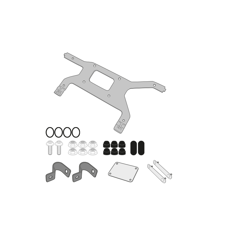 GIVI KIT SPECIF. X FISSARE S250 SU PLO1178MK | GIVI