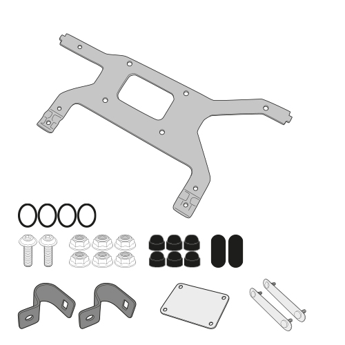GIVI KIT SPECIF. X FISSARE S250 SU PLO1178MK | GIVI