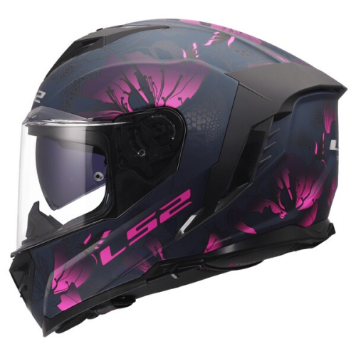 CASCO INTEGRALE LS2 FF818 STORM III BURST BLACK PINK | LS2 HELMETS