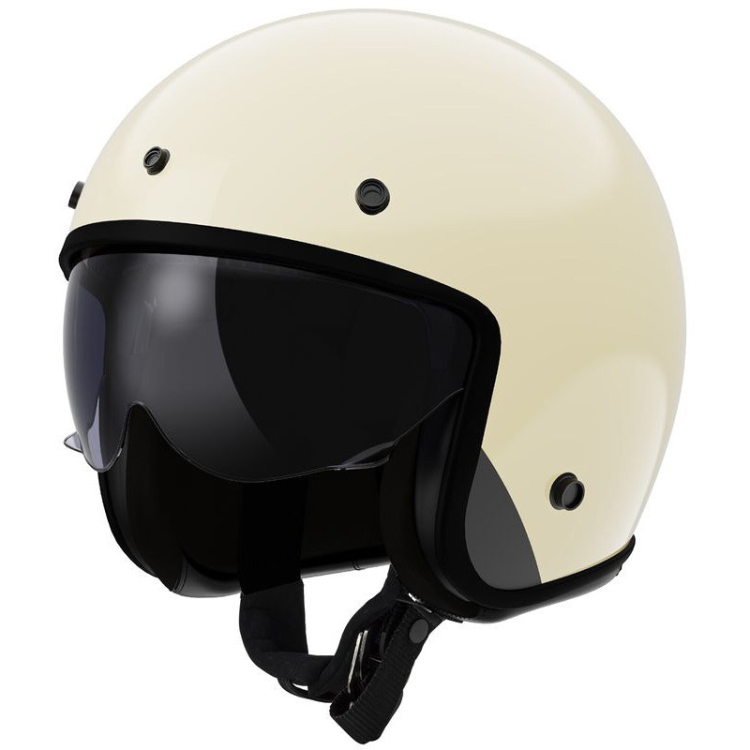 CASCO JET LS2 OF601 BOB II SOLID CREAM | LS2 HELMETS