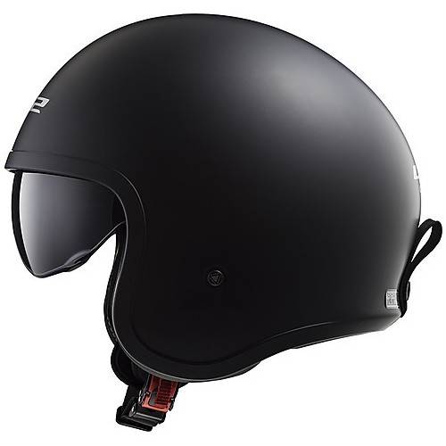 CASCO JET LS2 OF599 SPITFIRE SINGLE MONO MATT BLACK