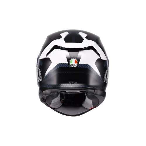 CASCO INTEGRALE AGV K7 E2206 MPLK GLIMPSE MATT BLACK WHITE | AGV