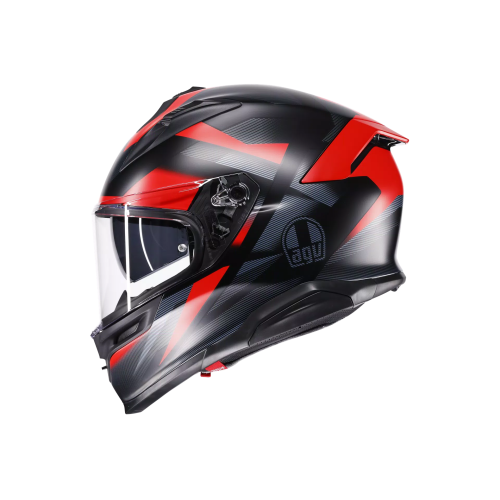 CASCO INTEGRALE AGV K7 E2206 MPLK GLIMPSE MATT BLACK RED | AGV