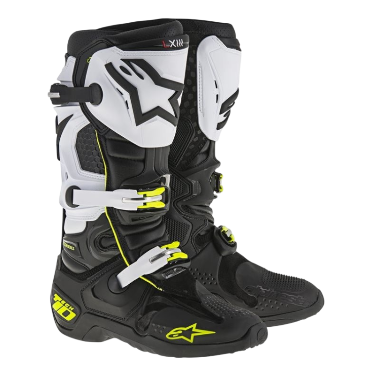 STIVALI MOTO ALPINESTARS TECH 10 BLACK WHITE | ALPINESTARS