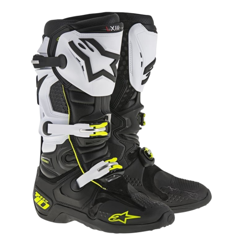 STIVALI MOTO ALPINESTARS TECH 10 BLACK WHITE | ALPINESTARS