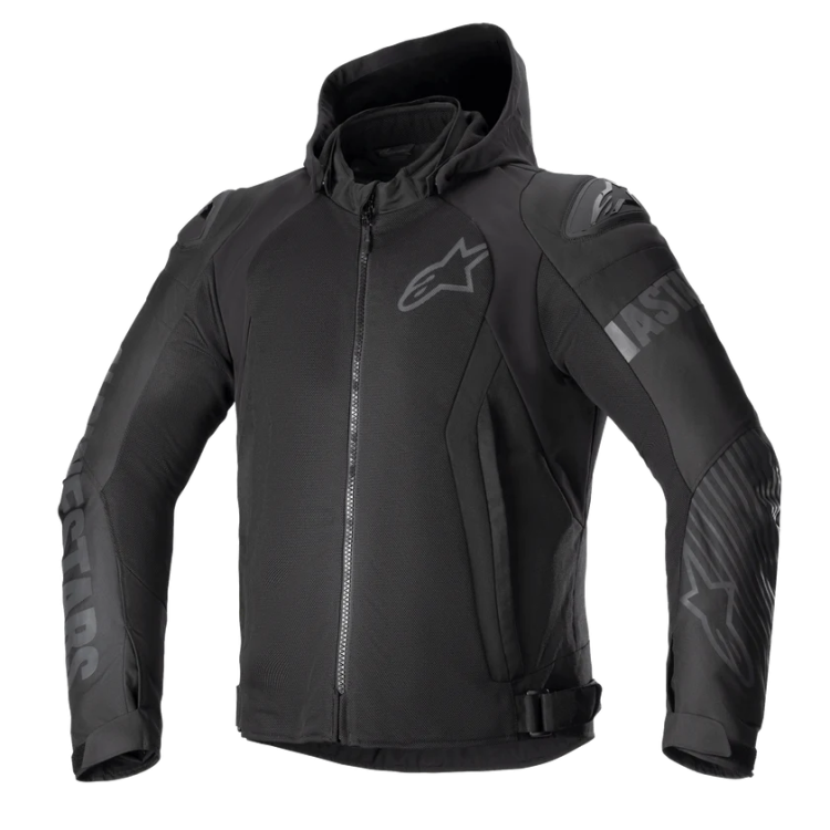 GIACCA MOTO ALPINESTARS ZACA AIR JACKET BLACK BLACK | ALPINESTARS
