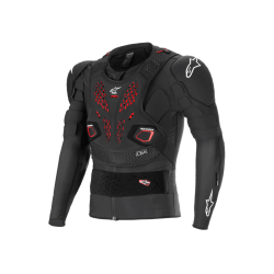 GIACCA MOTO ALPINESTARS BIONIC PRO V3 PLASMA PROTECTION JACKET BLACK RED WHITE | ALPINESTARS